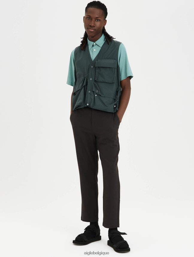 Aigle vêtements veste à col en V urbain Hommes HV42L2198