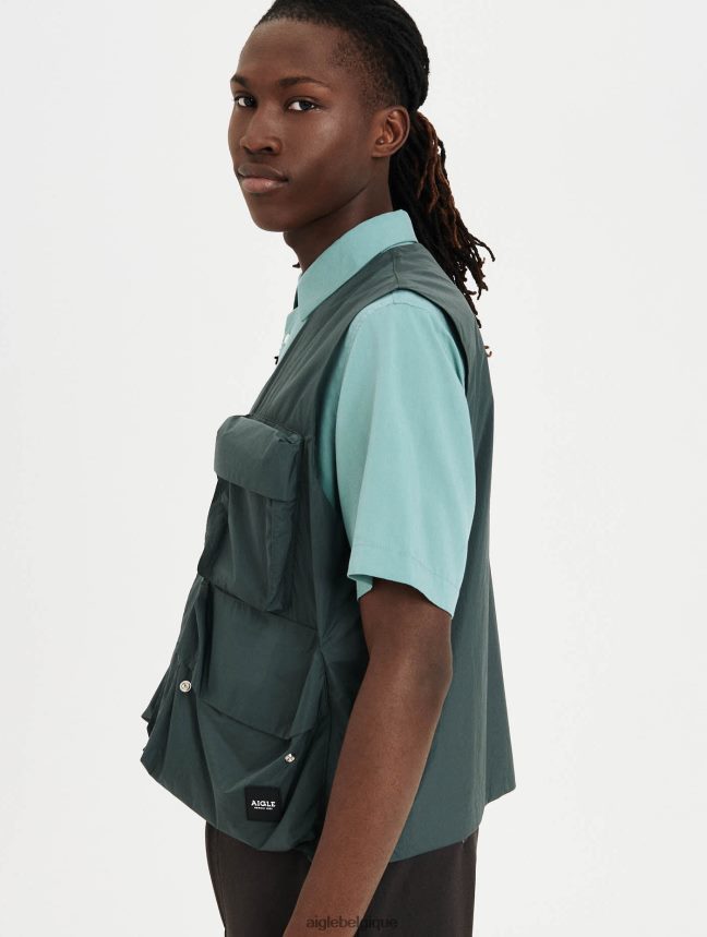 Aigle vêtements veste à col en V urbain Hommes HV42L2198