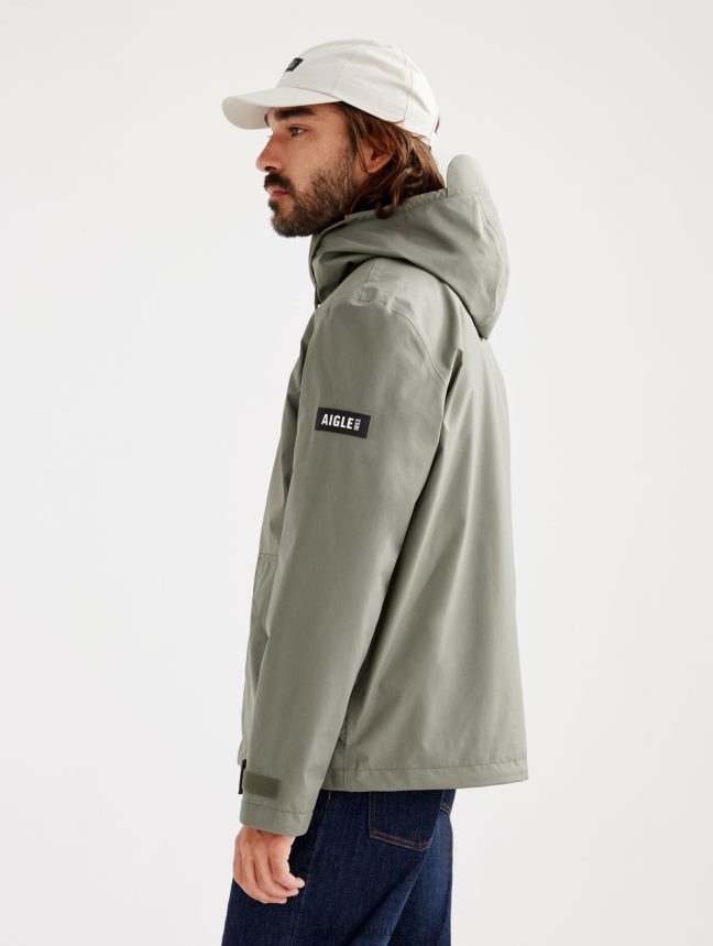 Aigle vêtements veste courte à capuche en gore-tex taillis Hommes HV42L2208