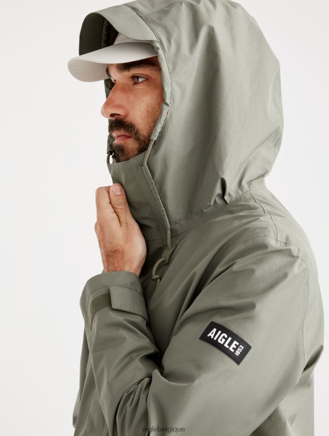 Aigle vêtements veste courte à capuche en gore-tex taillis Hommes HV42L2208