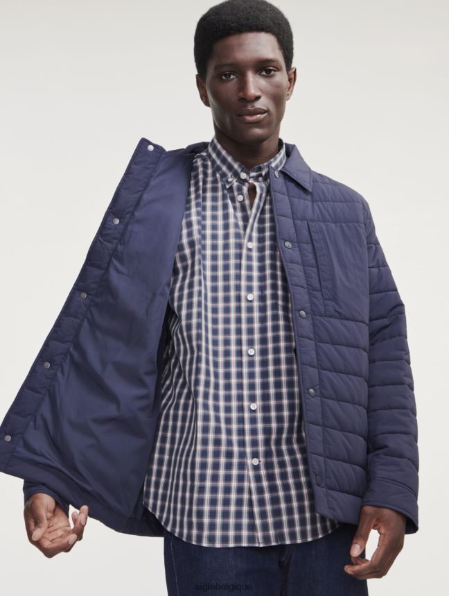 Aigle vêtements veste déperlante matelassée dupont sorona mi-longue Empire Hommes HV42L2212