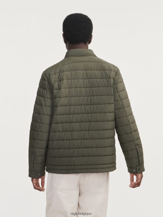 Aigle vêtements veste déperlante matelassée dupont sorona mi-longue avocat Hommes HV42L2176