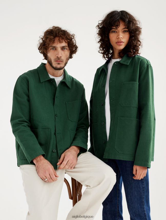 Aigle vêtements veste de travail mi-longue botanique Hommes HV42L2191