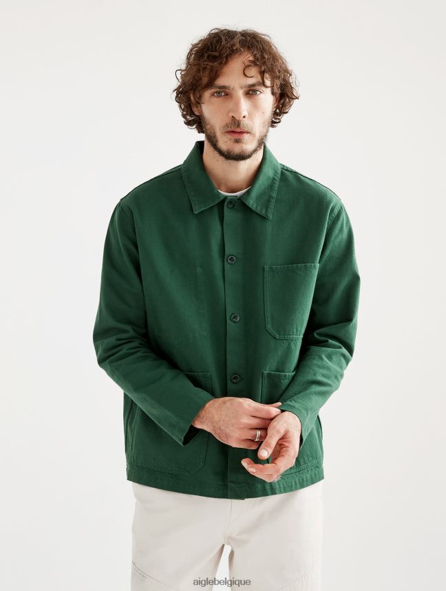 Aigle vêtements veste de travail mi-longue botanique Hommes HV42L2191