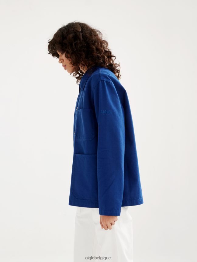 Aigle vêtements veste de travail mi-longue encrebleu Hommes HV42L2180