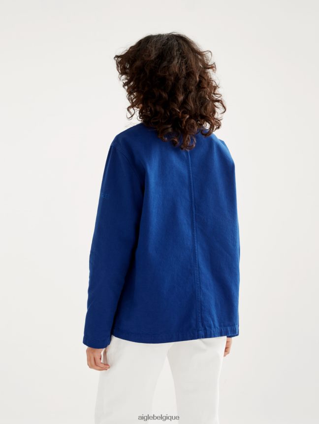 Aigle vêtements veste de travail mi-longue encrebleu Hommes HV42L2180