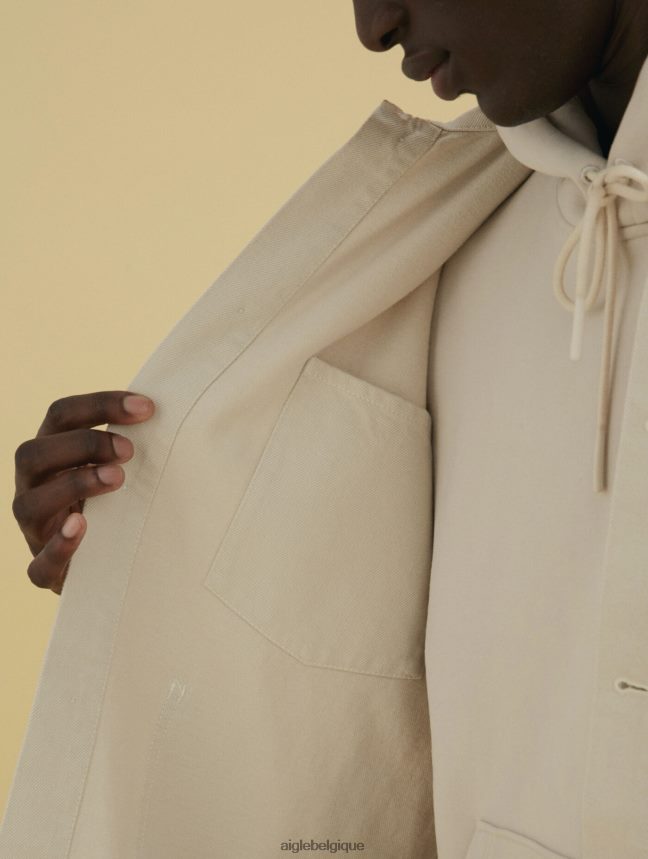 Aigle vêtements veste de travail mi-longue martre Hommes HV42L2206