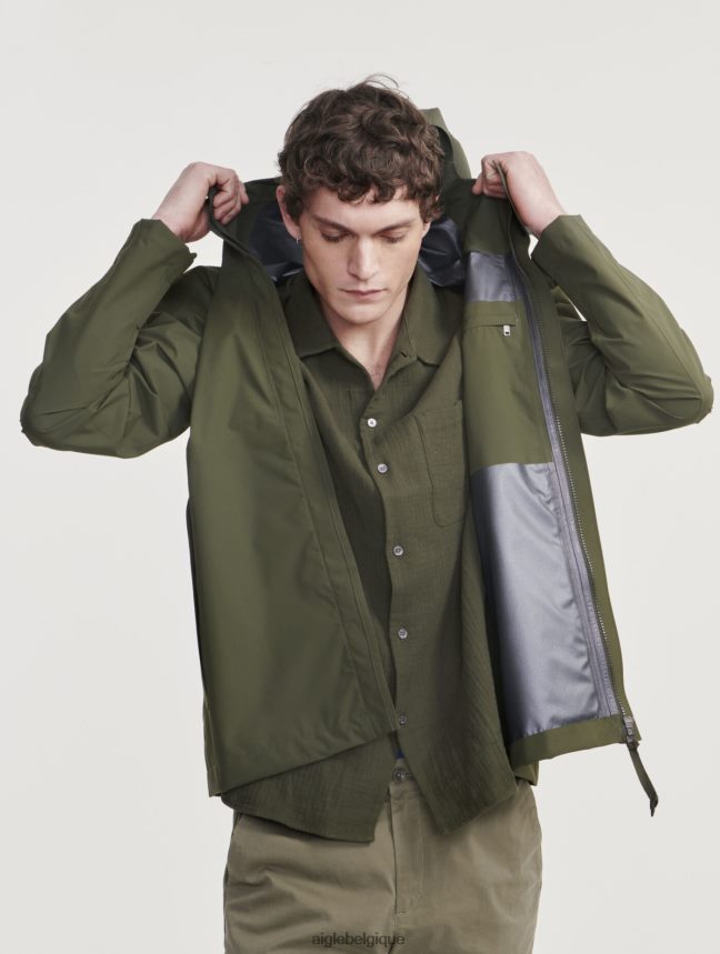 Aigle vêtements veste mtd courte à capuche avocat Hommes HV42L2161