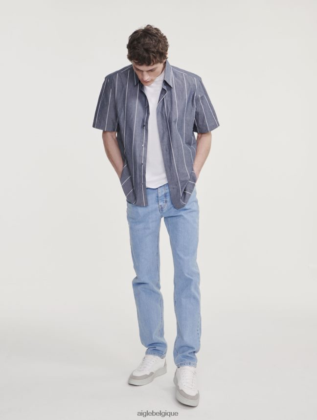 Aigle vêtements jean emblématique jean foncé Hommes HV42L244