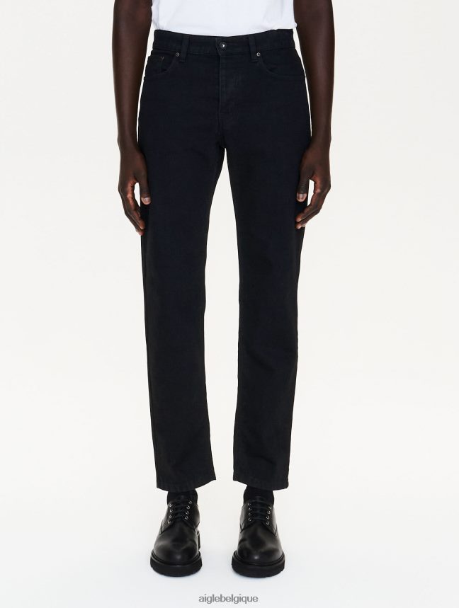 Aigle vêtements jean emblématique noir Hommes HV42L271