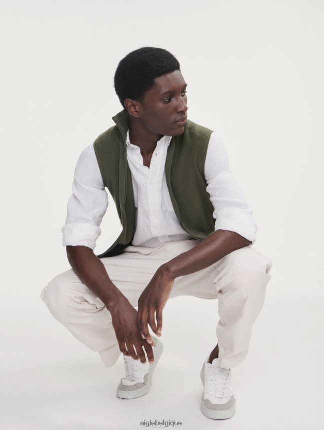 Aigle vêtements pantalon en sergé cassé de charpentier martre Hommes HV42L2114