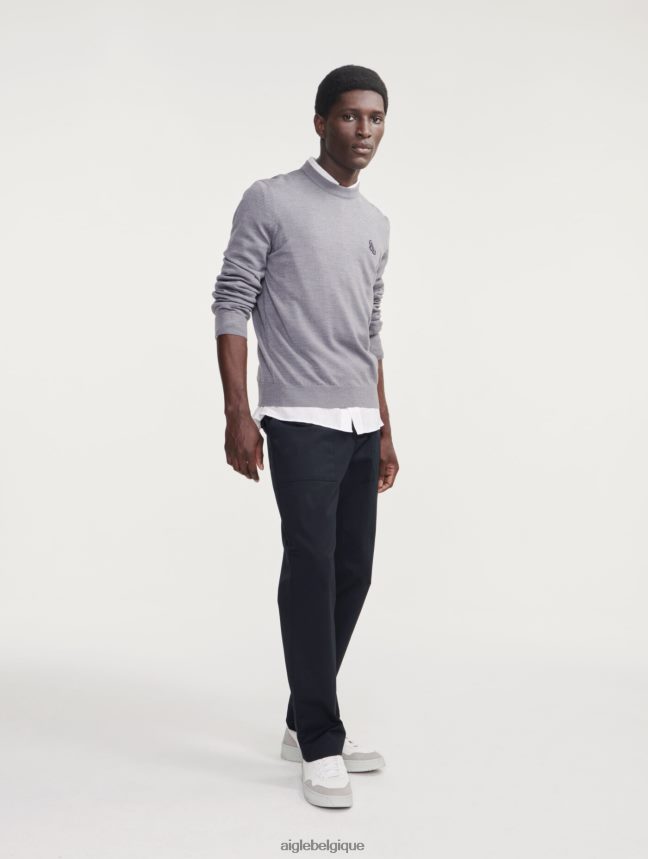 Aigle vêtements pantalon à taille élastiquée qui sèche rapidement noir Hommes HV42L241