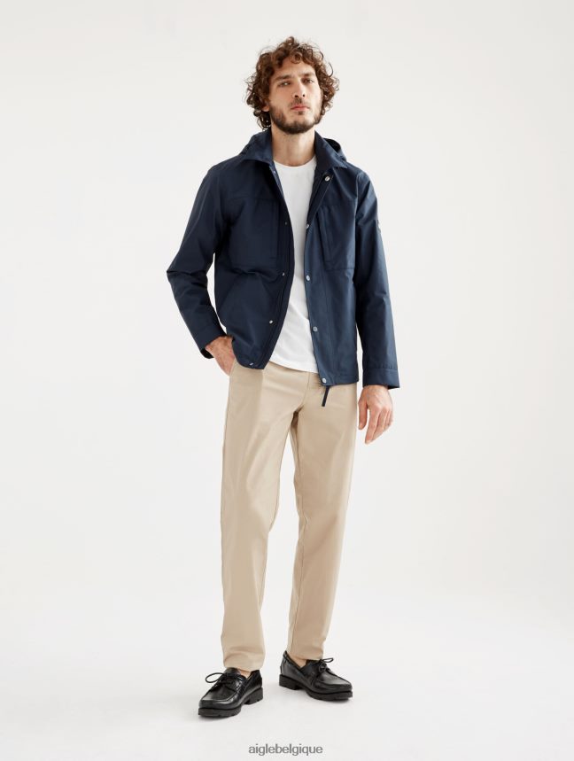 Aigle vêtements parka courte gore-tex capuche amovible empire je Hommes HV42L2201