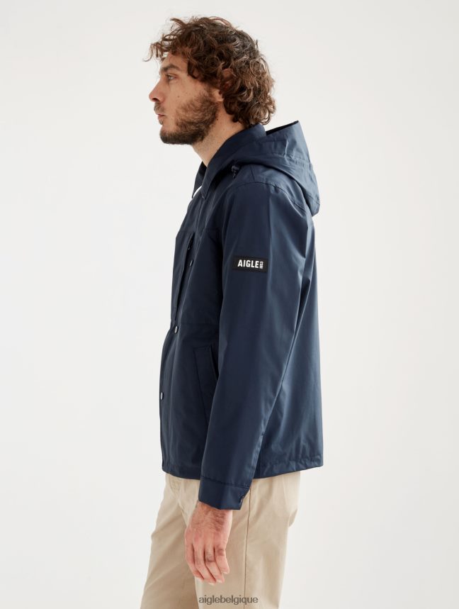 Aigle vêtements parka courte gore-tex capuche amovible empire je Hommes HV42L2201