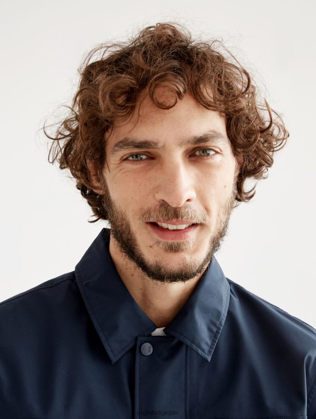 Aigle vêtements parka courte gore-tex capuche amovible empire je Hommes HV42L2201