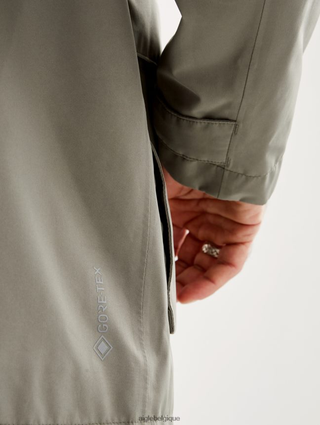 Aigle vêtements parka courte gore-tex capuche amovible taillis je Hommes HV42L2169