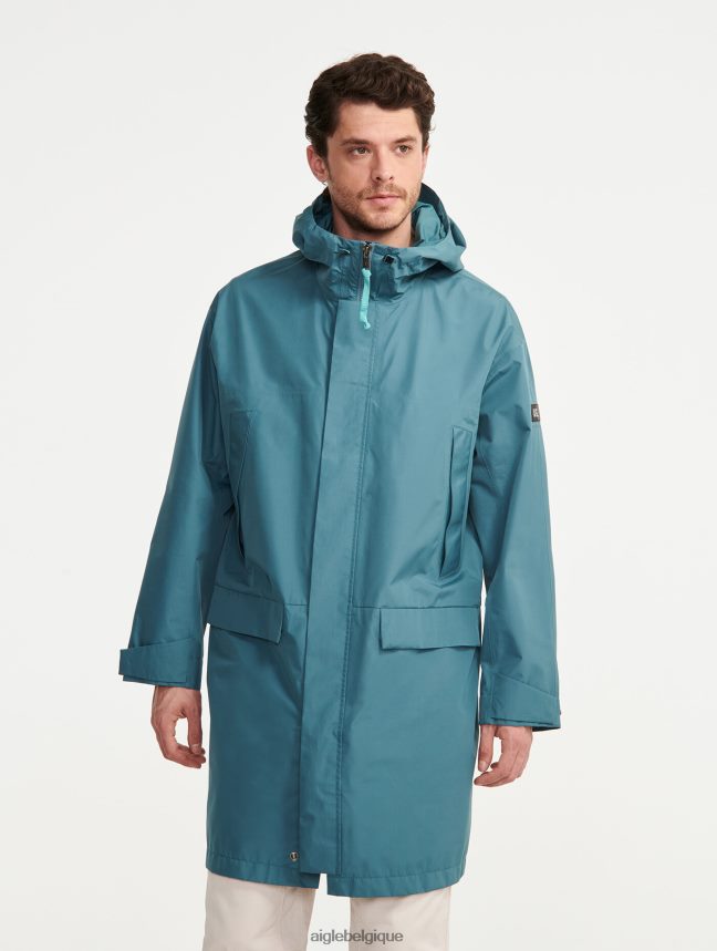 Aigle vêtements parka longue à double capuche en gore-tex paclite hydroélectrique Hommes HV42L2193