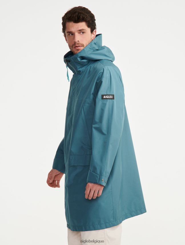 Aigle vêtements parka longue à double capuche en gore-tex paclite hydroélectrique Hommes HV42L2193