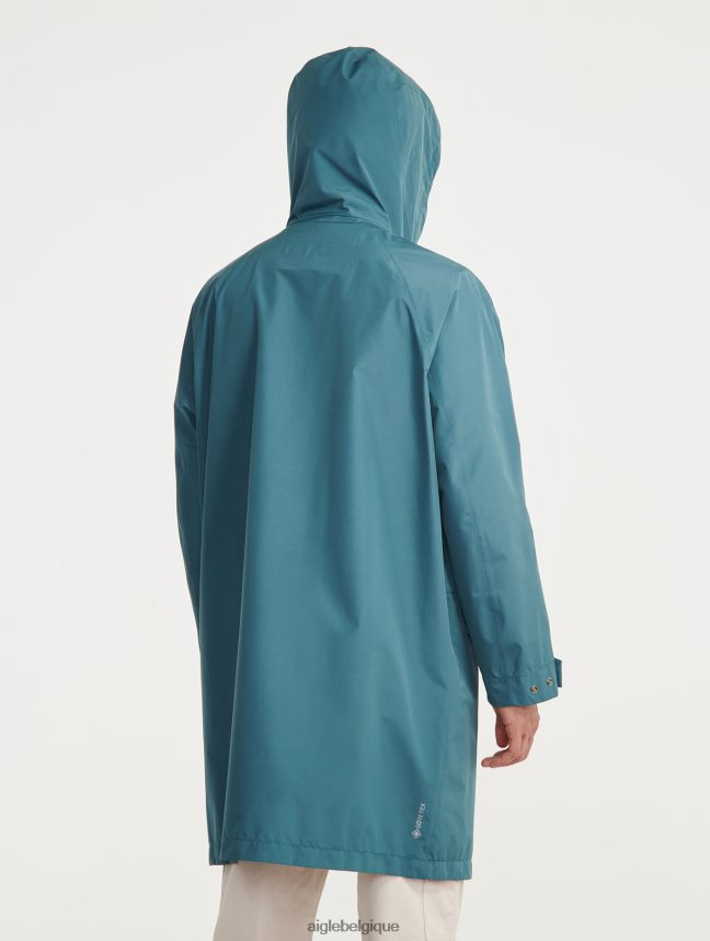 Aigle vêtements parka longue à double capuche en gore-tex paclite hydroélectrique Hommes HV42L2193