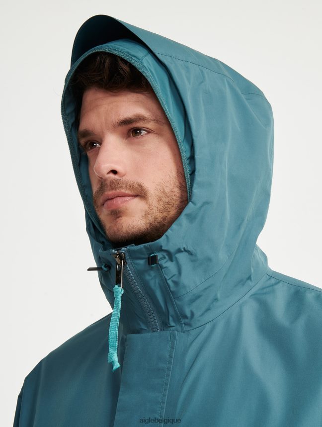 Aigle vêtements parka longue à double capuche en gore-tex paclite hydroélectrique Hommes HV42L2193