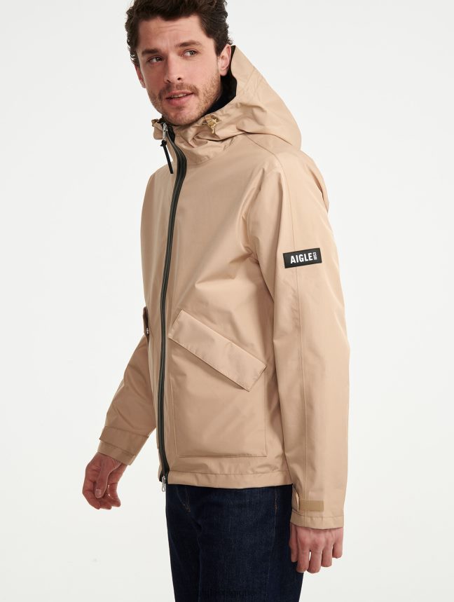 Aigle vêtements parka longue en goretex osier je Hommes HV42L2219