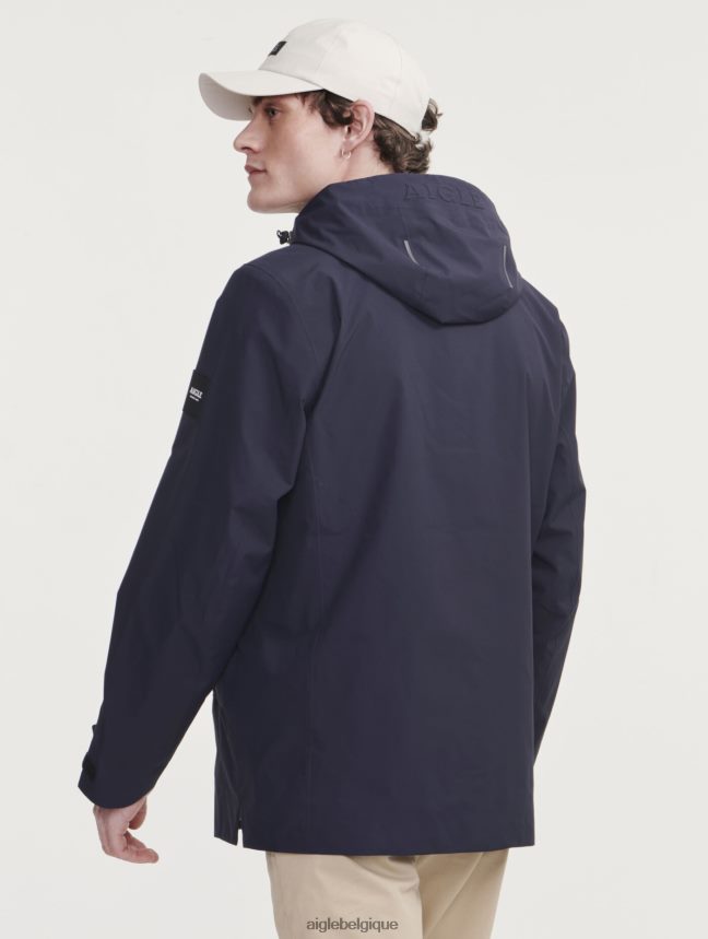 Aigle vêtements parka mi-longue à capuche mtd Marin Hommes HV42L2160