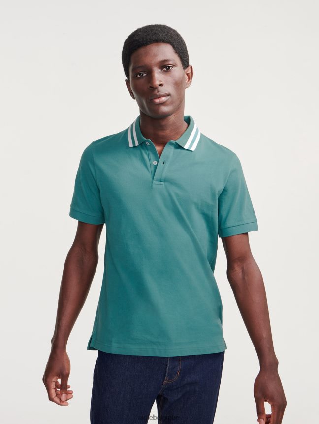 Aigle vêtements polo à manches courtes et col à double bande hydroélectrique Hommes HV42L242