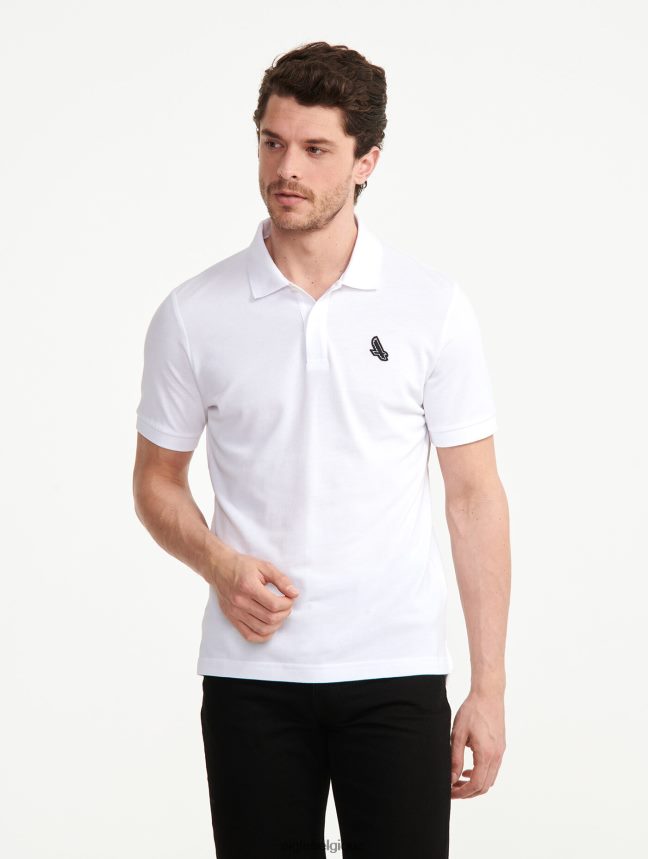 Aigle vêtements polo à manches courtes à séchage rapide blanc Hommes HV42L263