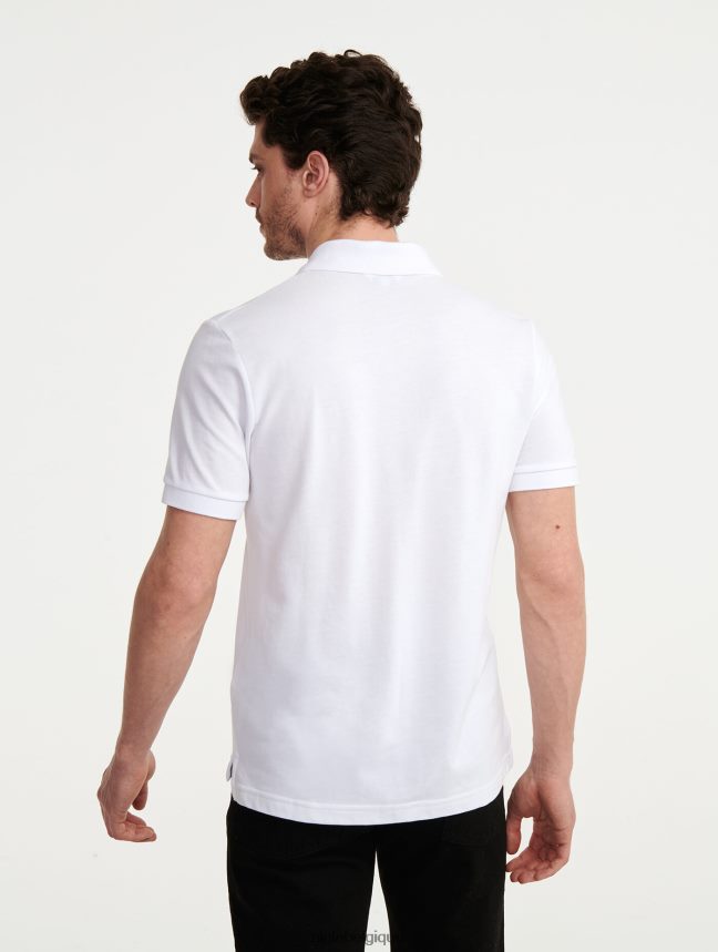 Aigle vêtements polo à manches courtes à séchage rapide blanc Hommes HV42L263