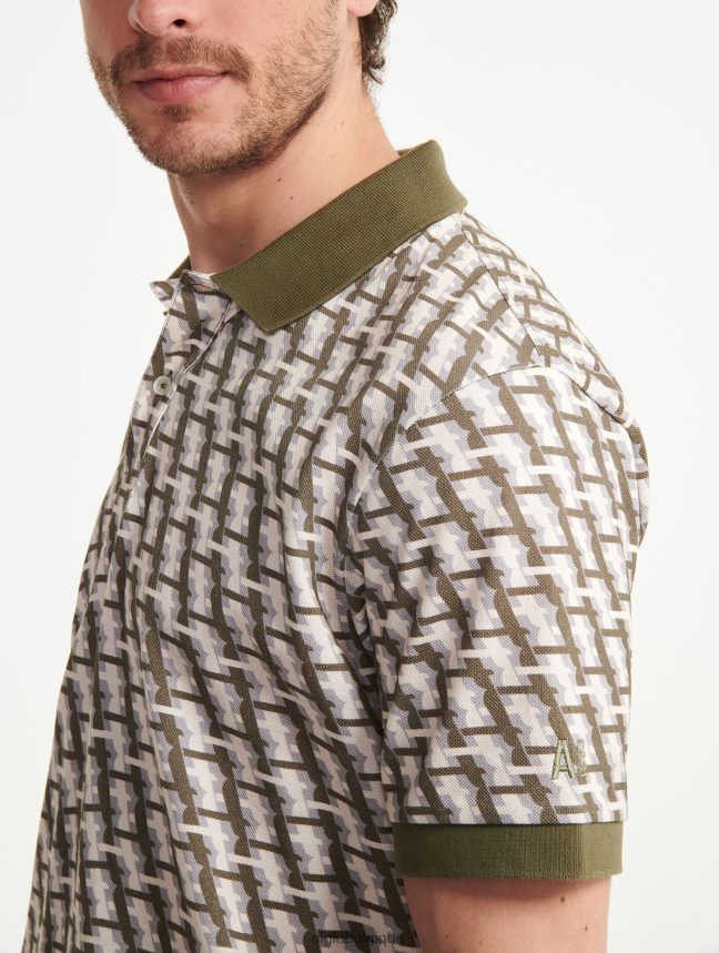 Aigle vêtements polo monogrammé à manches courtes taillis pr Hommes HV42L2119