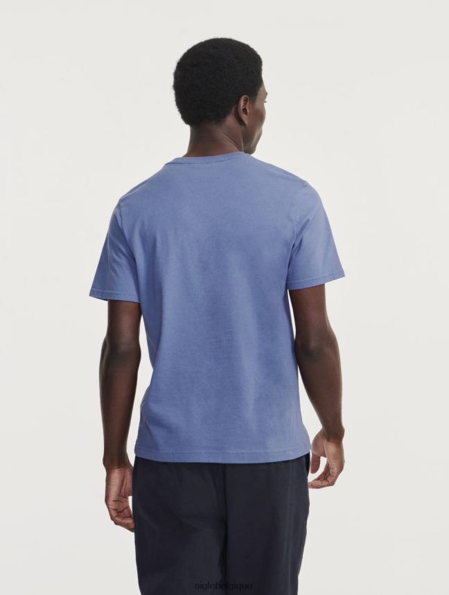 Aigle vêtements t-shirt à col rond marais Hommes HV42L224