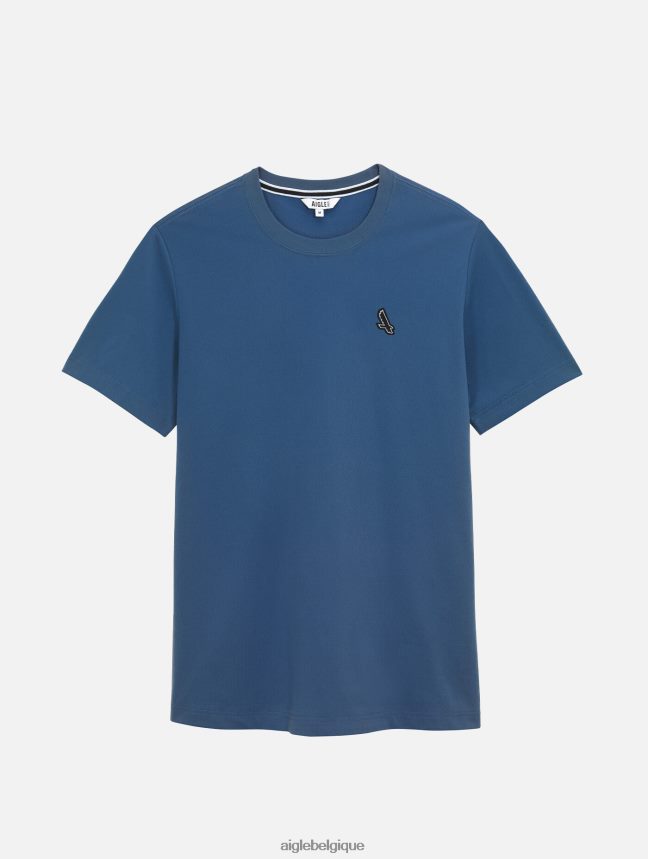 Aigle vêtements t-shirt à col rond marais Hommes HV42L224