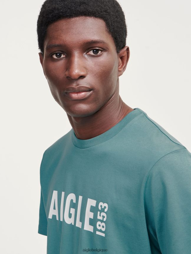 Aigle vêtements t-shirt imprimé à col rond en pyratex hydroélectrique Hommes HV42L270