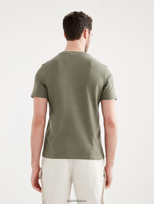 Aigle vêtements t-shirt imprimé à col rond taillis Hommes HV42L262