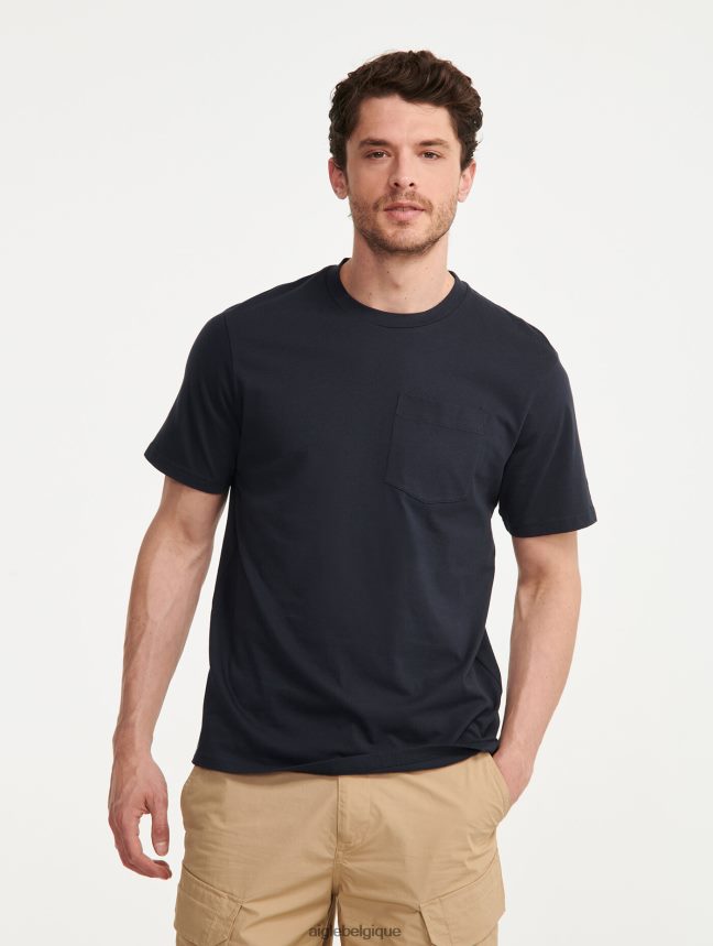 Aigle vêtements t-shirt ras du cou à poche en jersey Empire Hommes HV42L2157