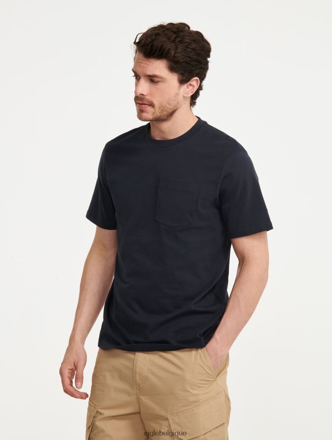 Aigle vêtements t-shirt ras du cou à poche en jersey Empire Hommes HV42L2157