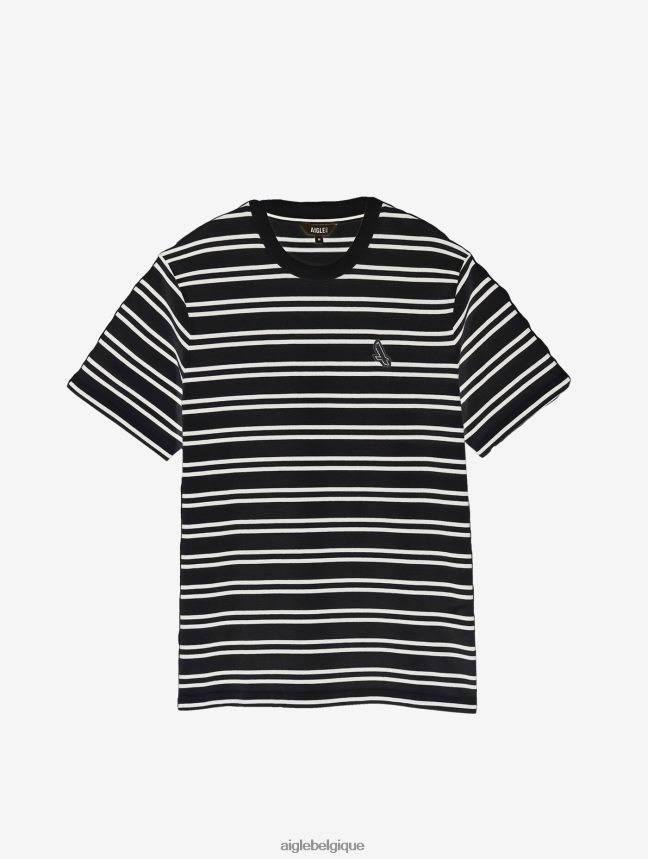 Aigle vêtements t-shirt rayé à col rond empire st Hommes HV42L2132