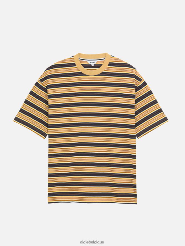 Aigle vêtements t-shirt rayé à col rond empire st Hommes HV42L24