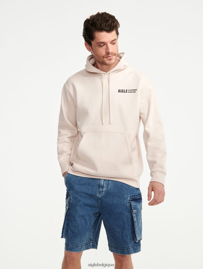 Aigle vêtements sweat à capuche imprimé martre Hommes HV42L237