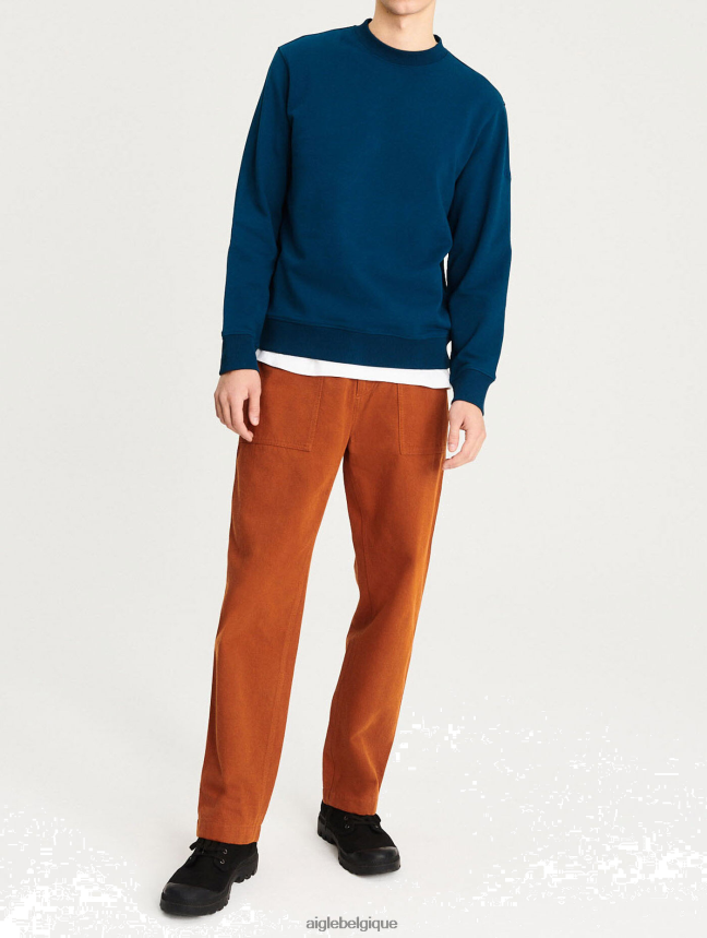 Aigle vêtements sweat à col rond en coton biologique nautique Hommes HV42L274