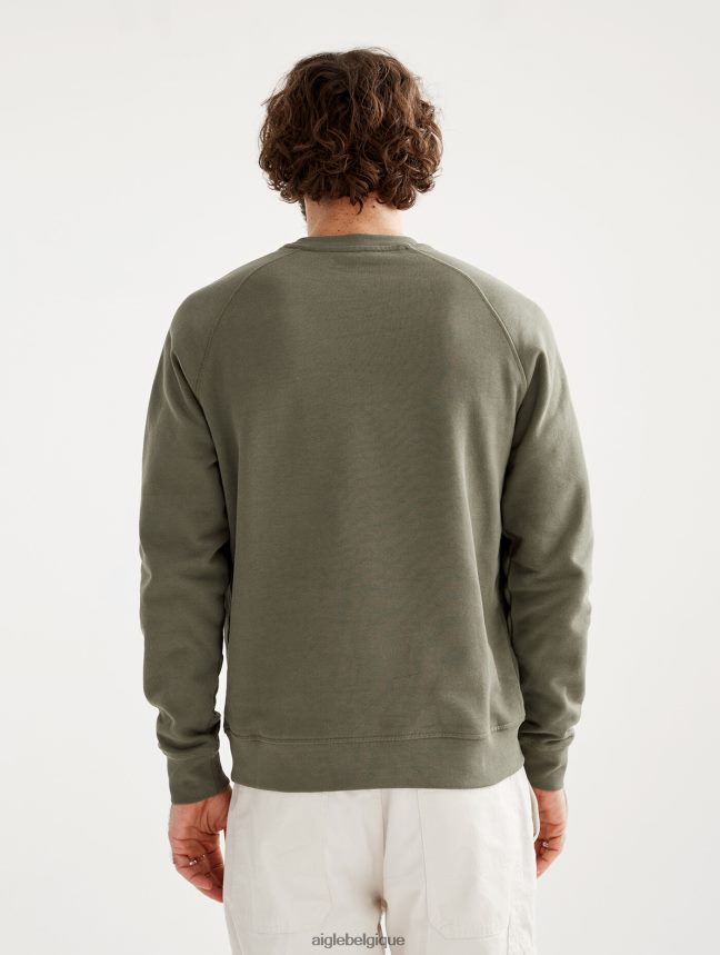 Aigle vêtements sweat-shirt à col rond brodé taillis Hommes HV42L280