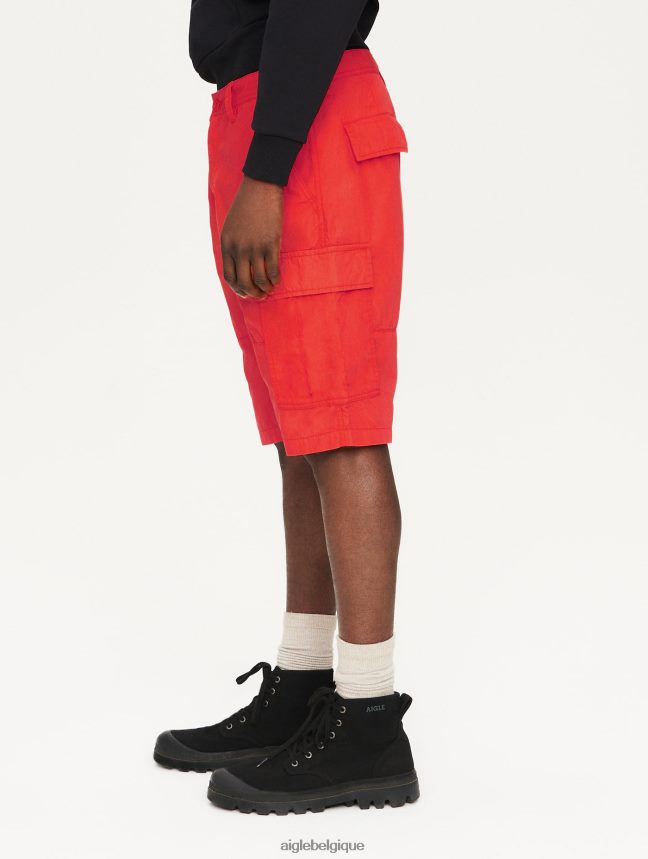 Aigle vêtements short cargo en coton biologique poivron Hommes HV42L2110