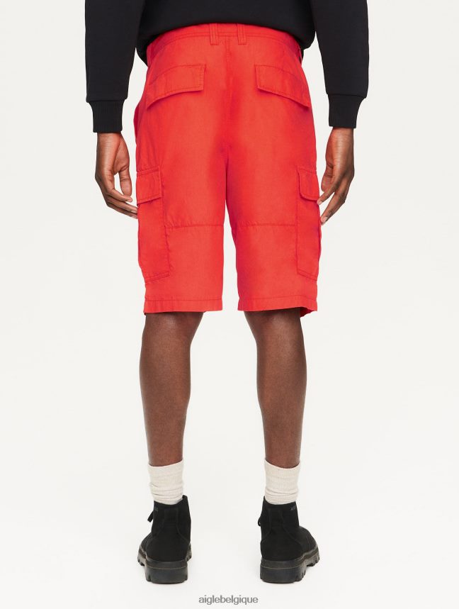 Aigle vêtements short cargo en coton biologique poivron Hommes HV42L2110