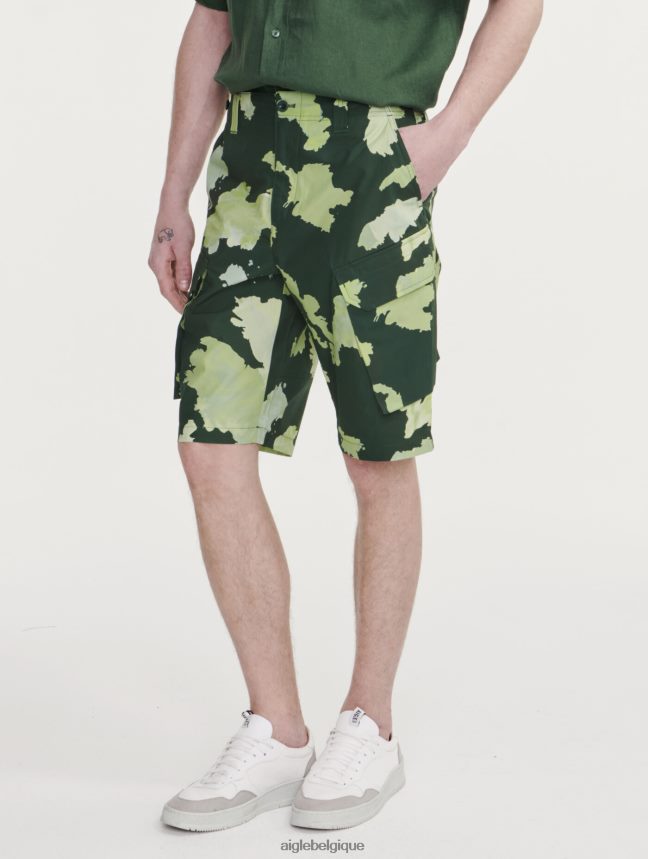 Aigle vêtements short cargo en popeline pr botanique Hommes HV42L253
