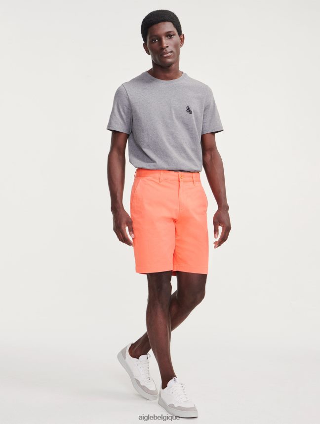 Aigle vêtements short chino abricot Hommes HV42L2111