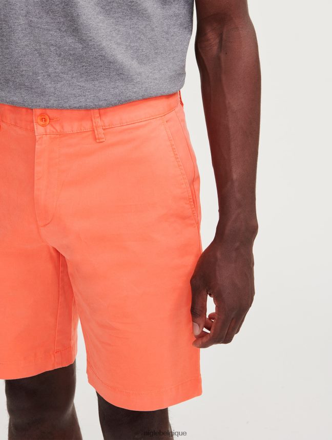 Aigle vêtements short chino abricot Hommes HV42L2111