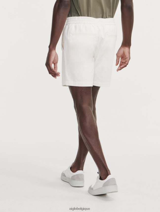 Aigle vêtements short en velours côtelé lait Hommes HV42L211